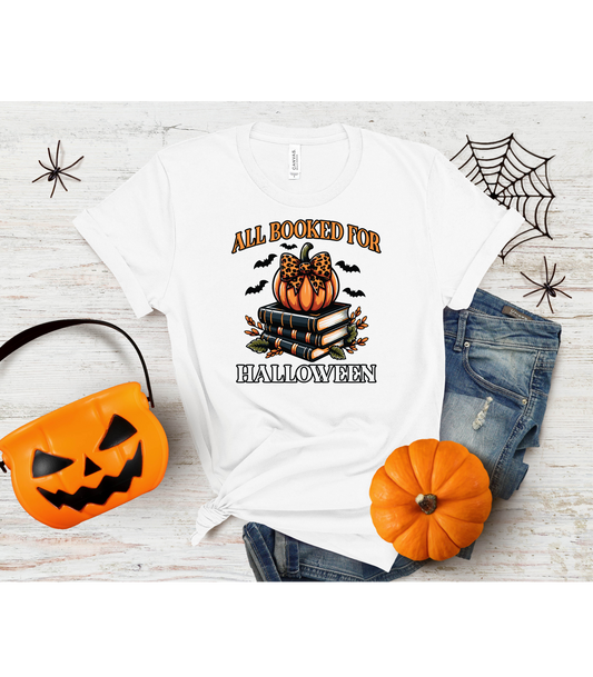 All Booked for Halloween T-Shirt