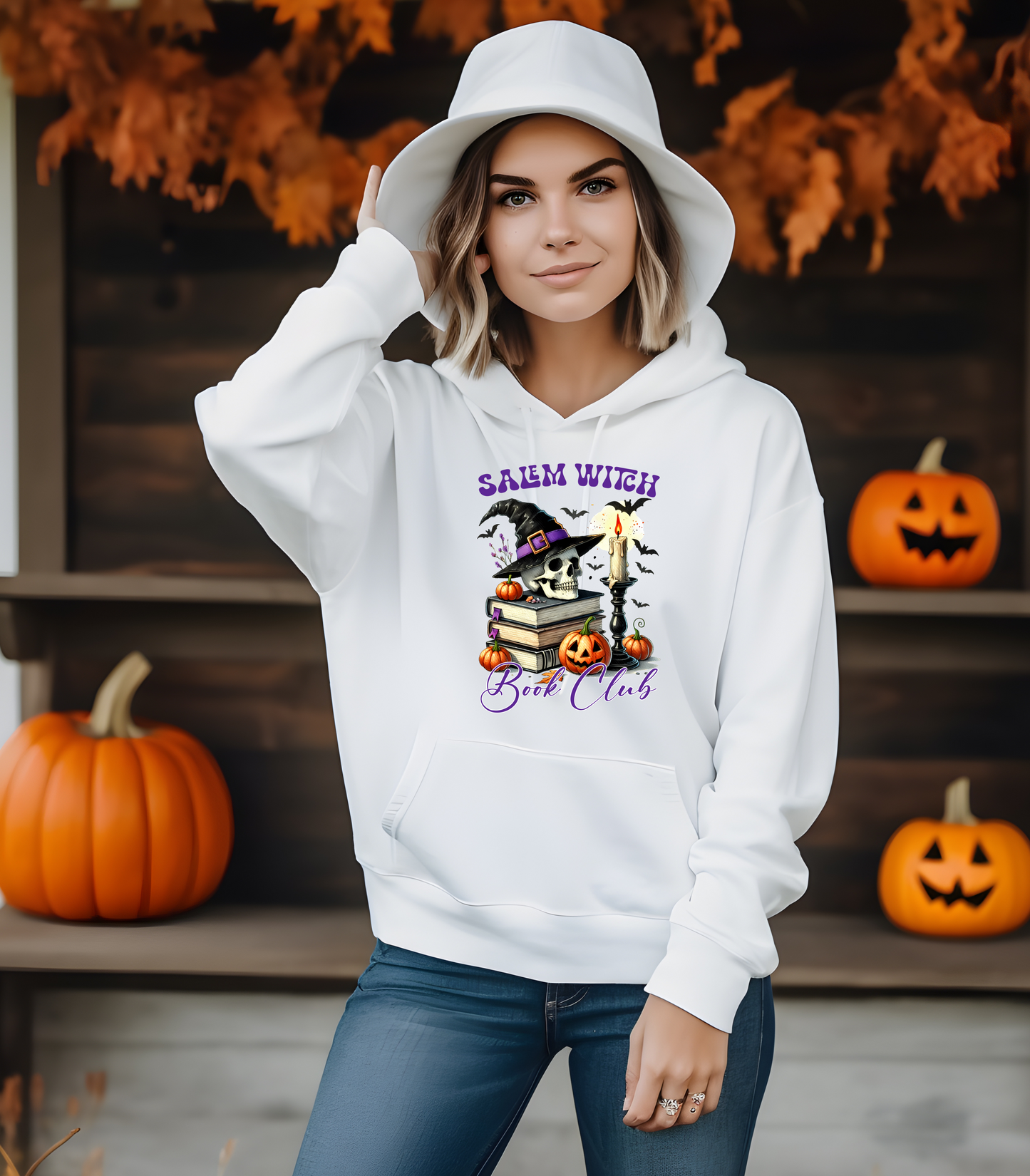 Salem Witch Book Club Hoodie