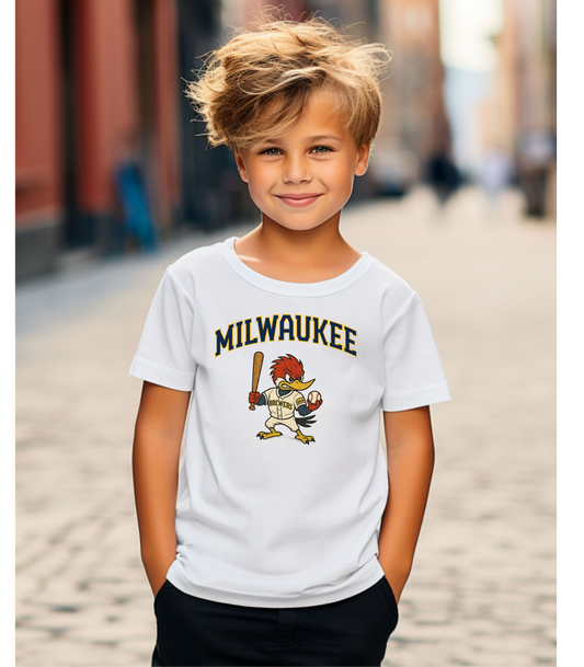 Milwaukee Kids Baseball Tee