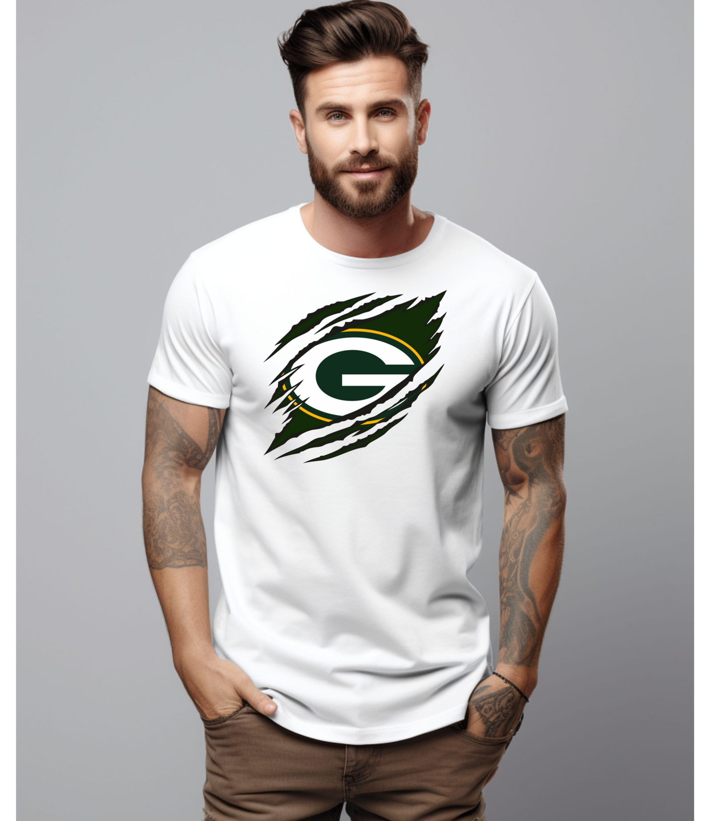 Green Bay Packers Scratch T-Shirt