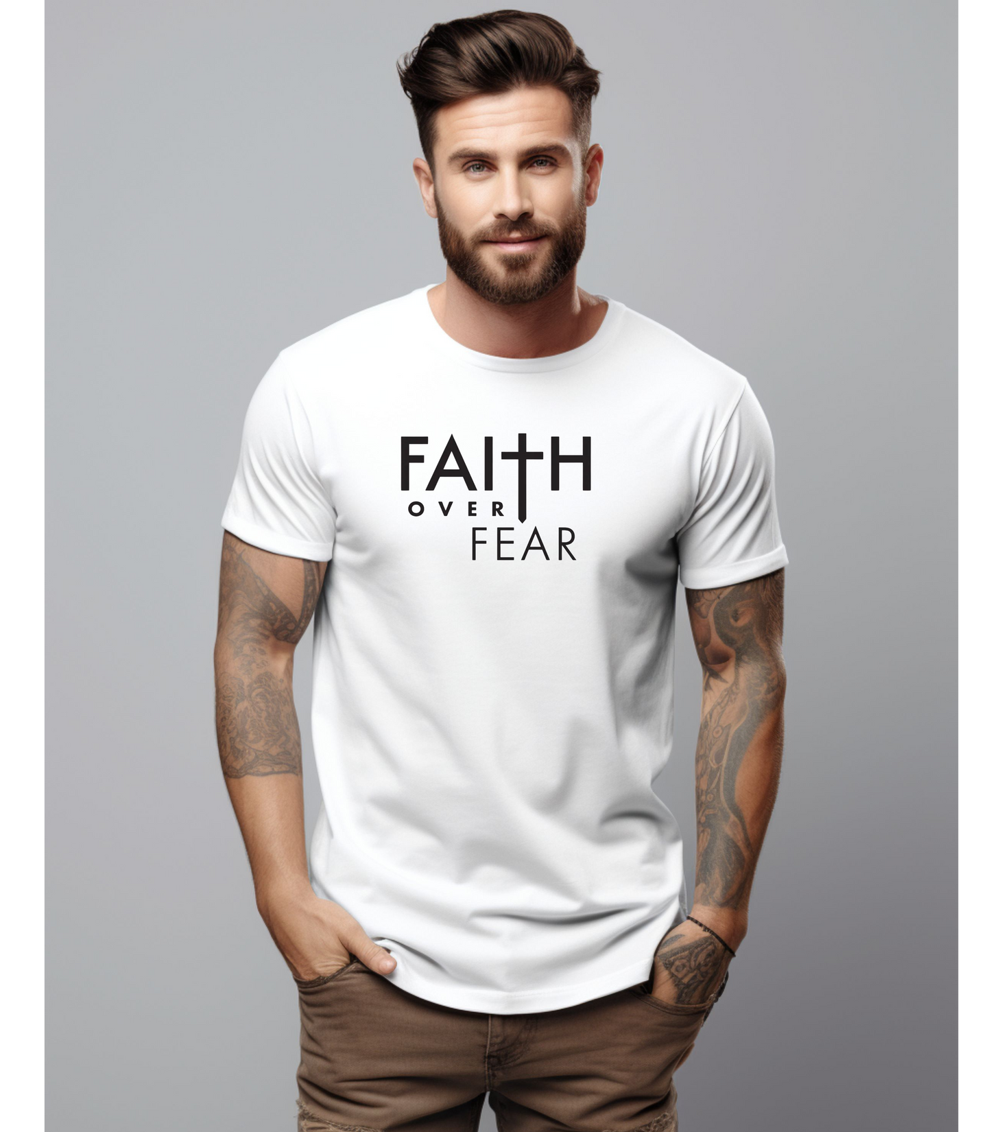 Faith Over Fear Unisex Softstyle T-Shirt