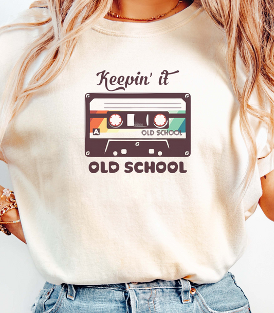 Retro 'Keepin' It Old School' T-Shirt