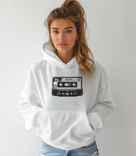 Retro 90s Cassette Hoodie