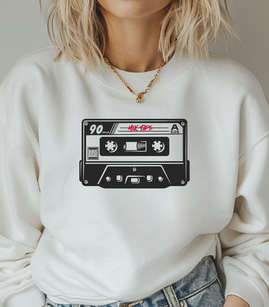 Retro 90s Cassette Sweatshirt