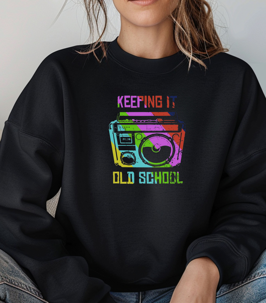 Retro Bombox Crewneck Sweatshirt