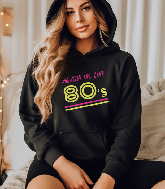 Made in the 80's Neon Hoodie