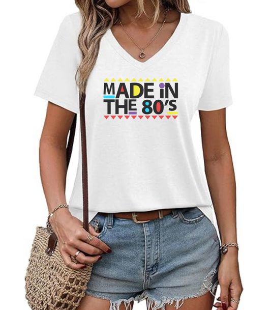 Made in the 80s V-Neck T-Shirt