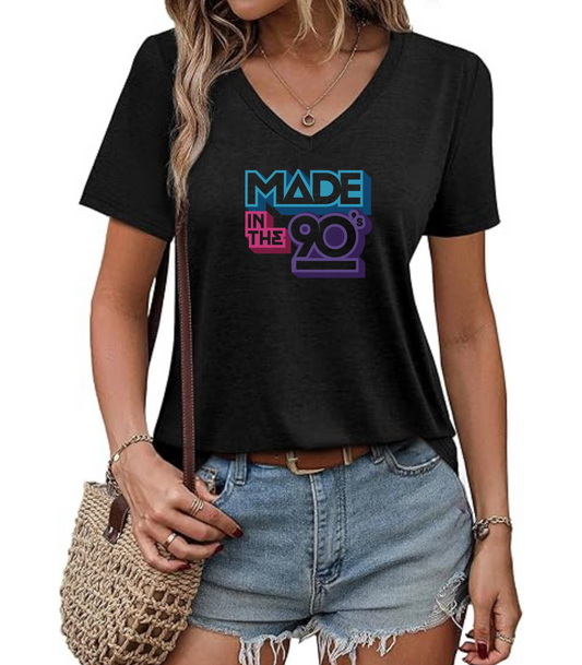 Made in the 90s V-Neck T-Shirt