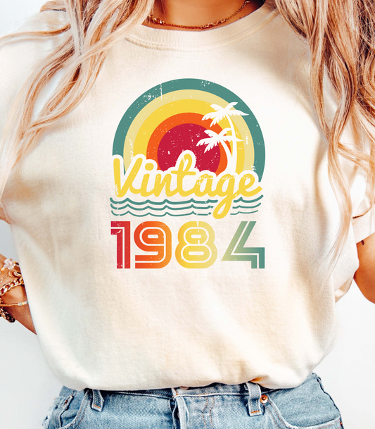Customizable Vintage Birthyear T-Shirt,