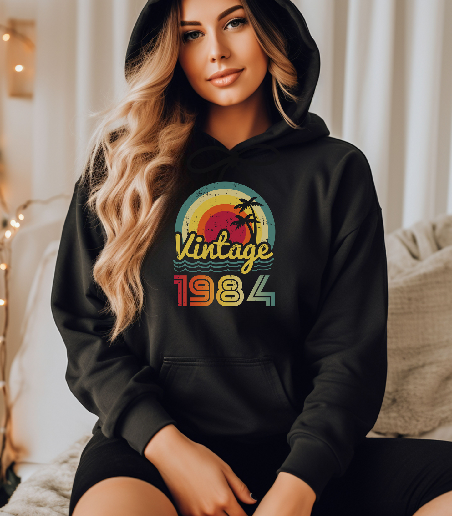 Vintage Birthyear Hooded Sweatshirt
