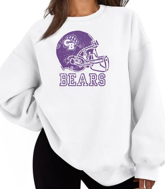 CB Bears Helmet Sweatshirt