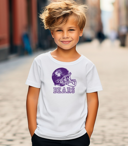 CB Bears Helmet Kids Tee