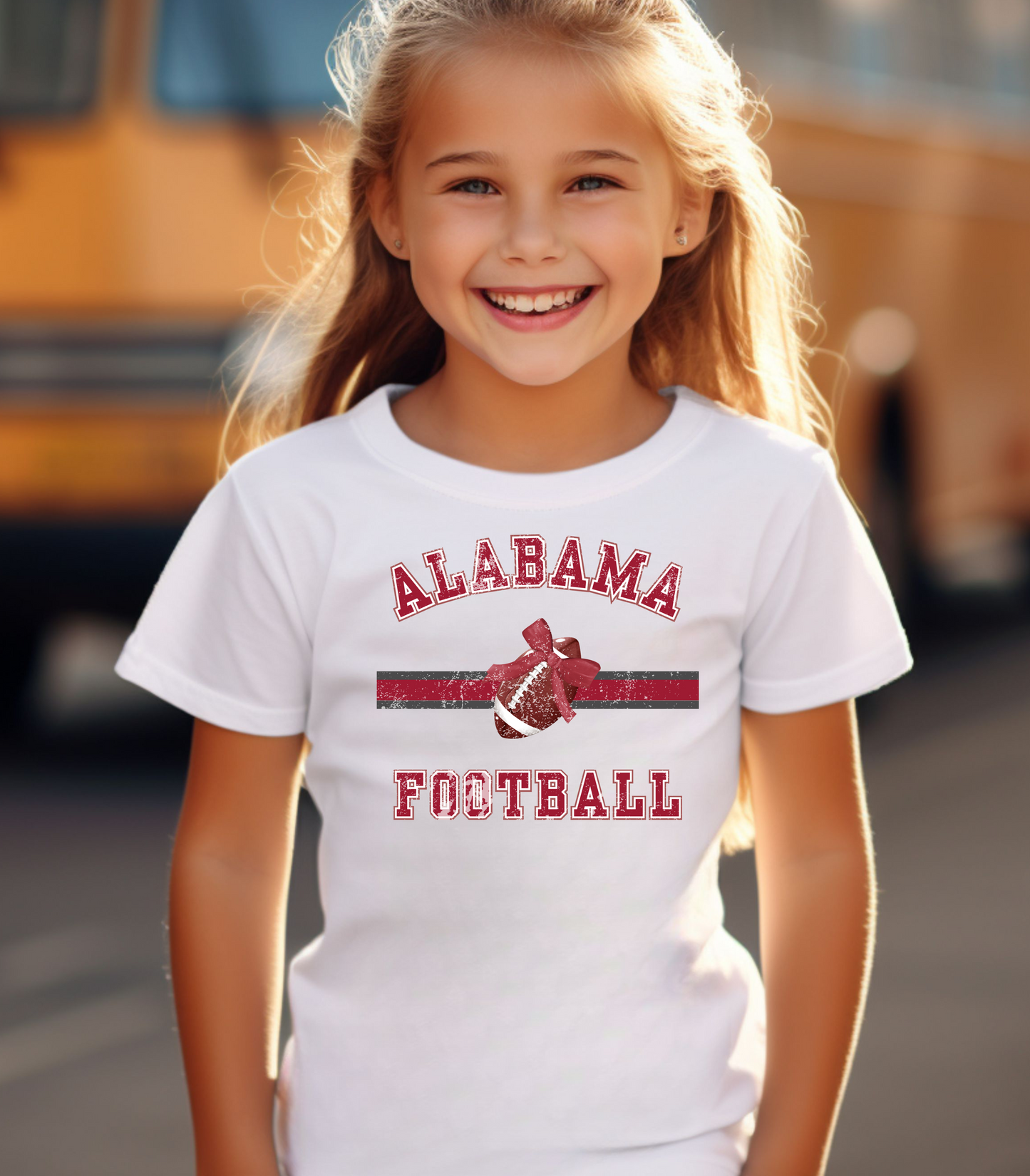 Youth Alabama Football Tee