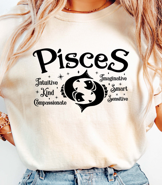 Pisces Zodiac Unisex Softstyle T-Shirt