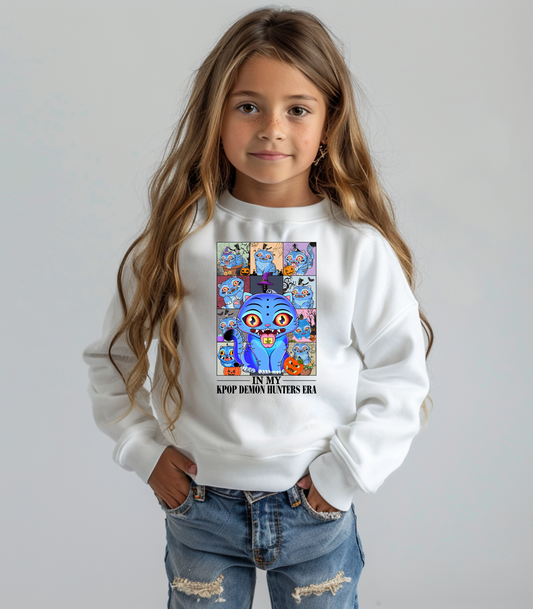 In My K-Pop Halloween Era Youth Crewneck Sweatshirt