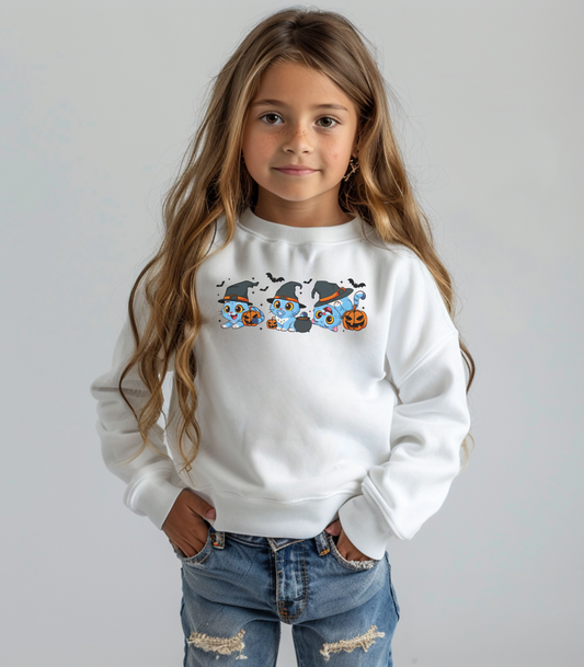 K-Pop Baby Derpy Halloween  Youth Crewneck Sweatshirt