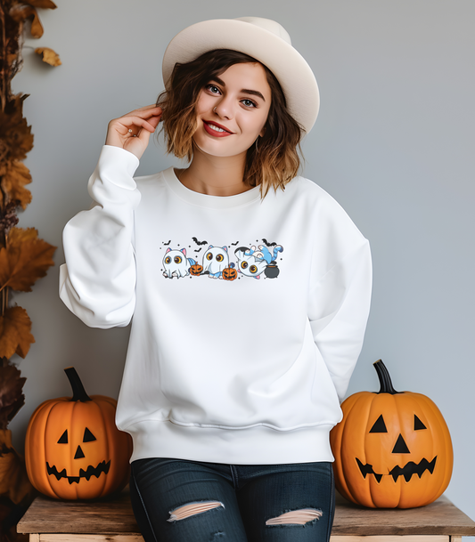 K-Pop Baby Derpy Ghost Crewneck Sweatshirt