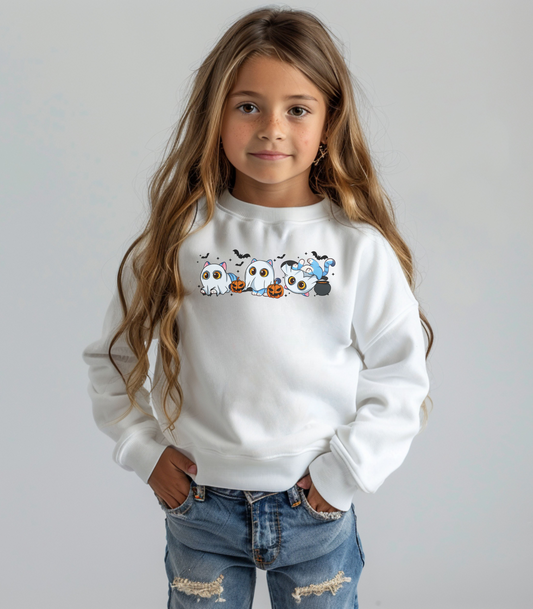 K-Pop Baby Derpy Ghost Youth Crewneck Sweatshirt