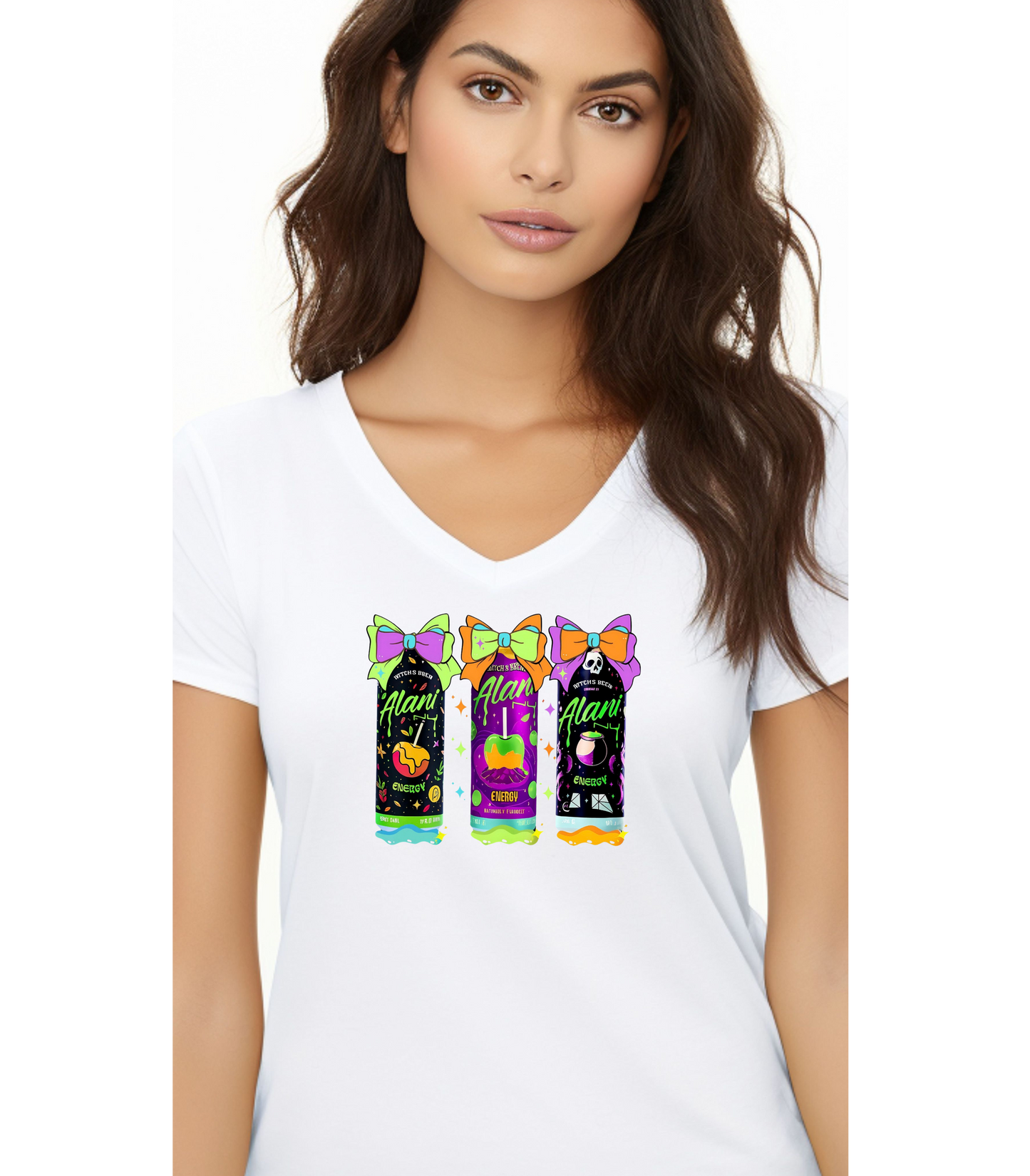 Alani Energy Halloween V-Neck T-Shirt
