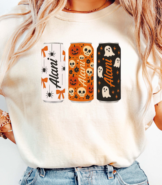 Halloween Alani Cans Unisex Softstyle T-Shirt