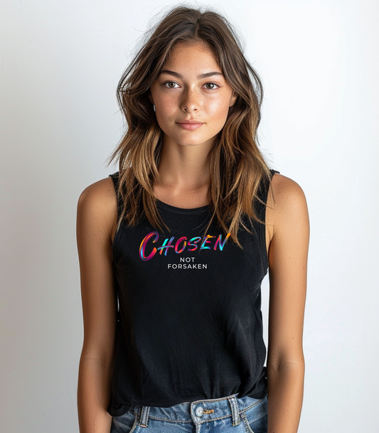 Chosen Not Forsaken Racerback Tank Top