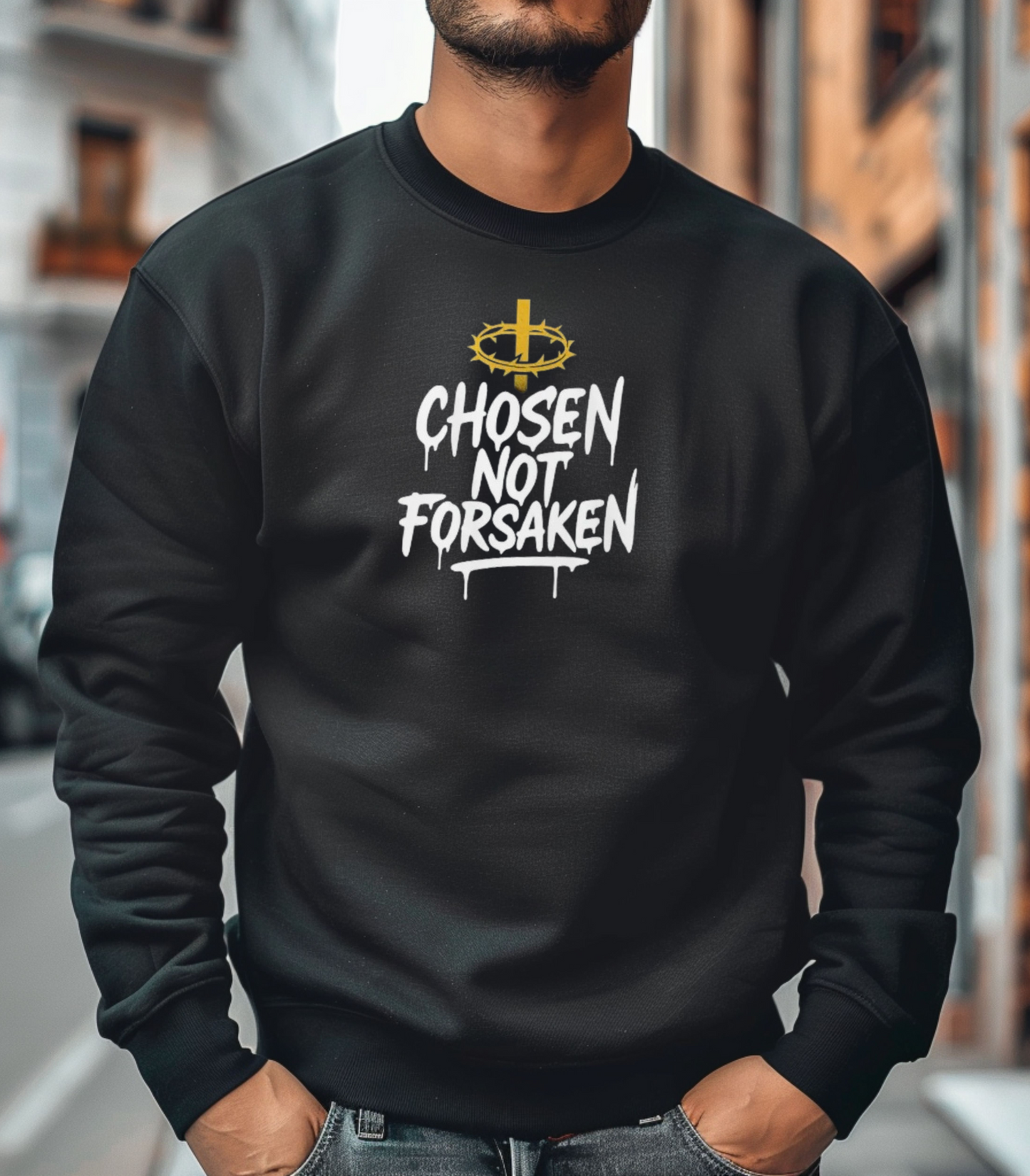 Chosen, Not Forsaken Unisex Crewneck Sweatshirt