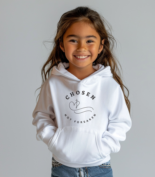 Chosen, Not Forsaken Youth Hooded Sweatshirt