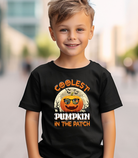 Coolest Pumpkin in the Patch Kids Tee