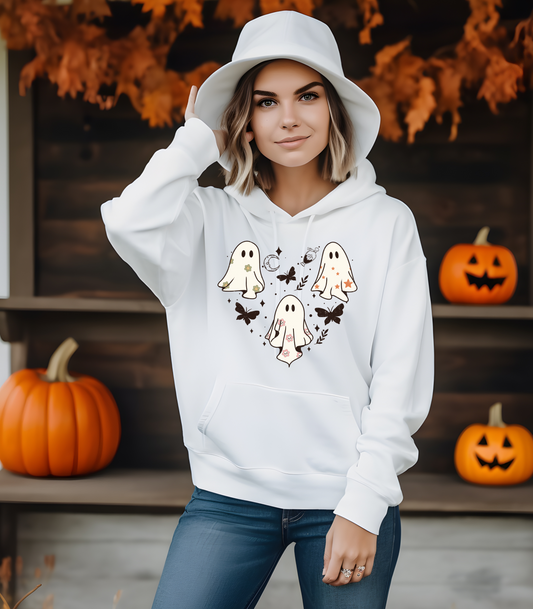 Ghostly Heart  Unisex Hoodie