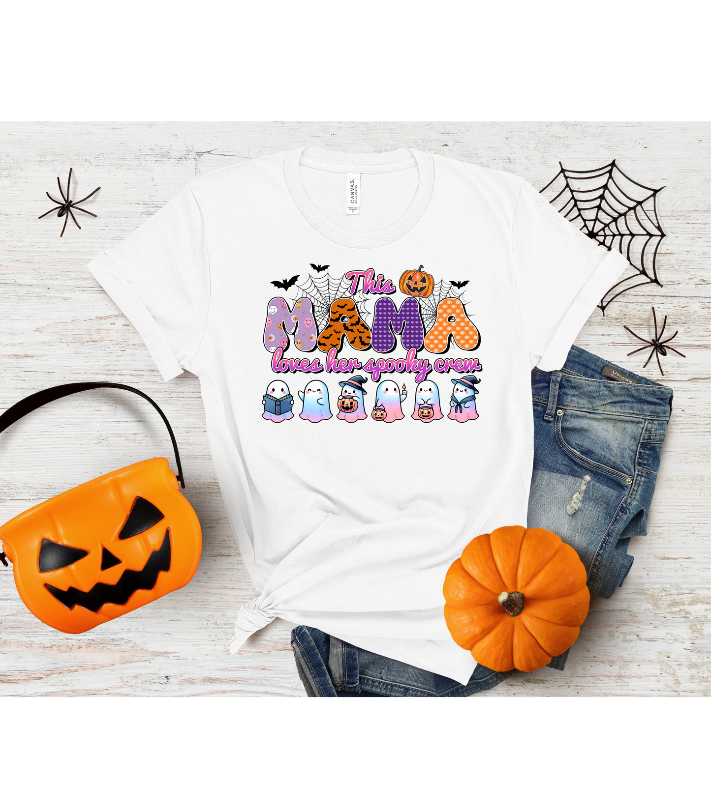 This Mama Loves her Spooky Crew Unisex T-Shirt