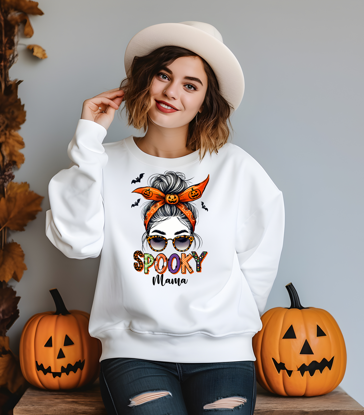 Spooky Mama Crewneck Sweatshirt