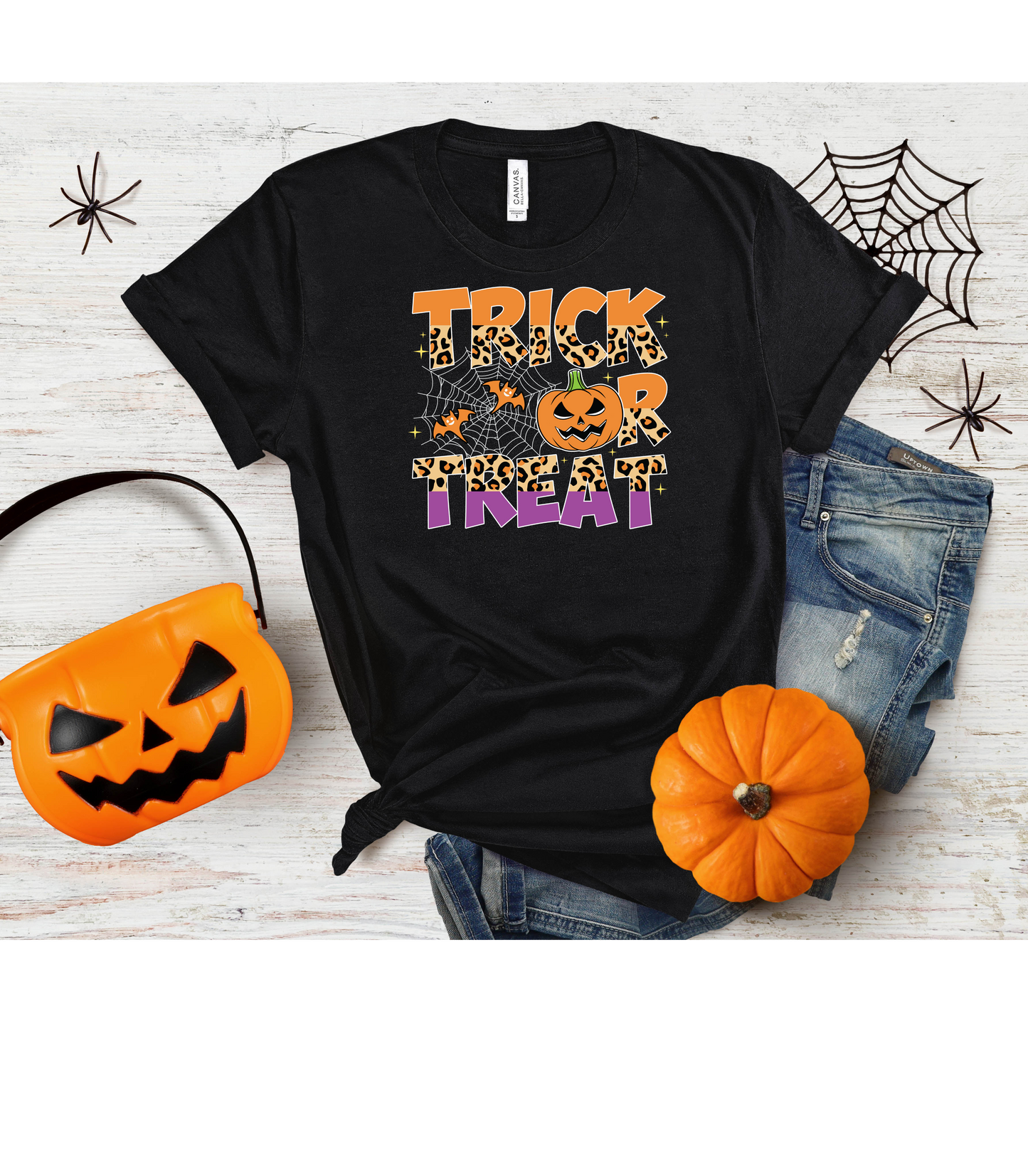 Halloween Trick or Treat Graphic T-Shirt