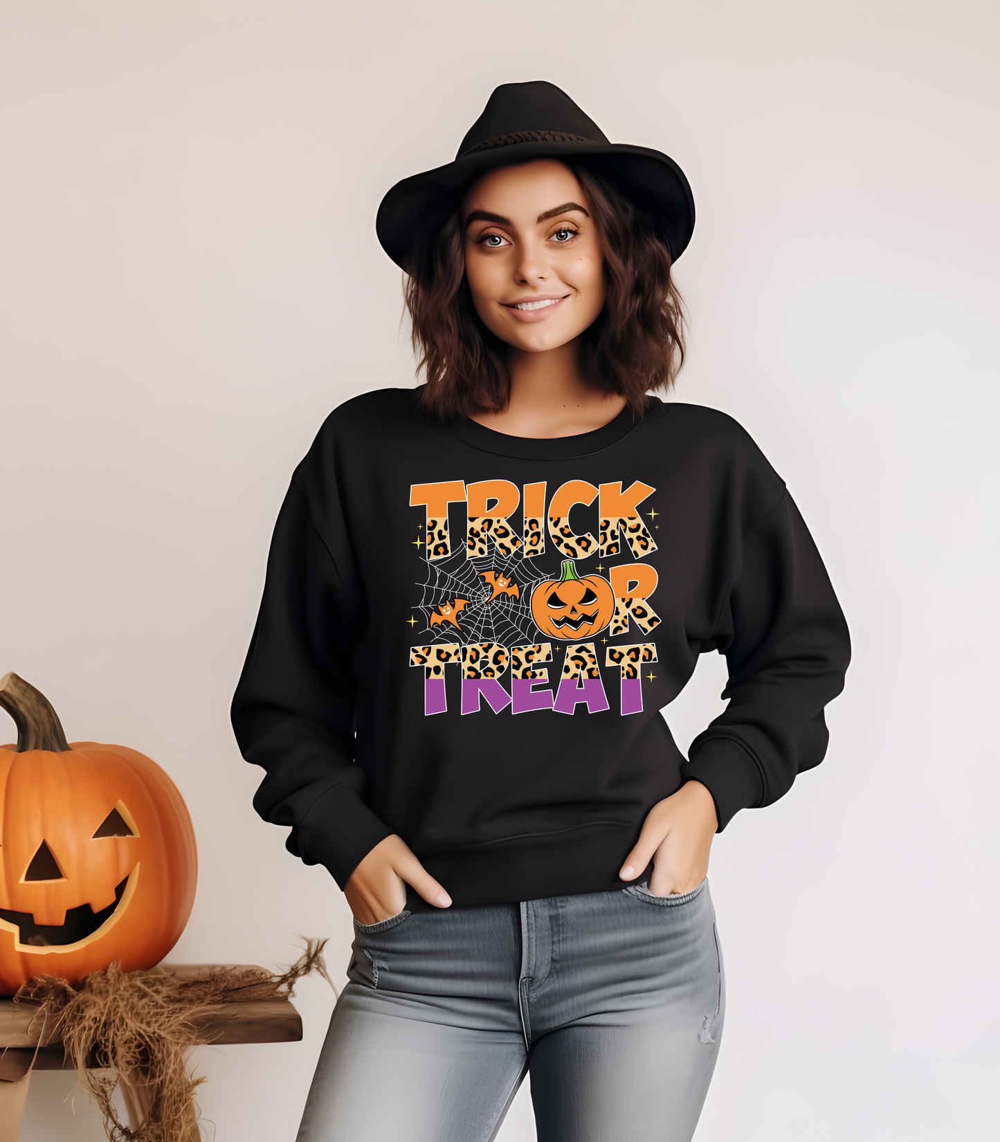 Halloween Trick or Treat Sweatshirt