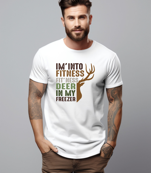 Funny Deer Fitness T-Shirt