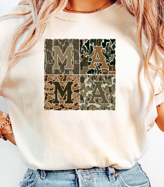 Camo Mama Block T-Shirt