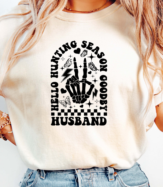 Hello Hunting Season Skeleton T-Shirt