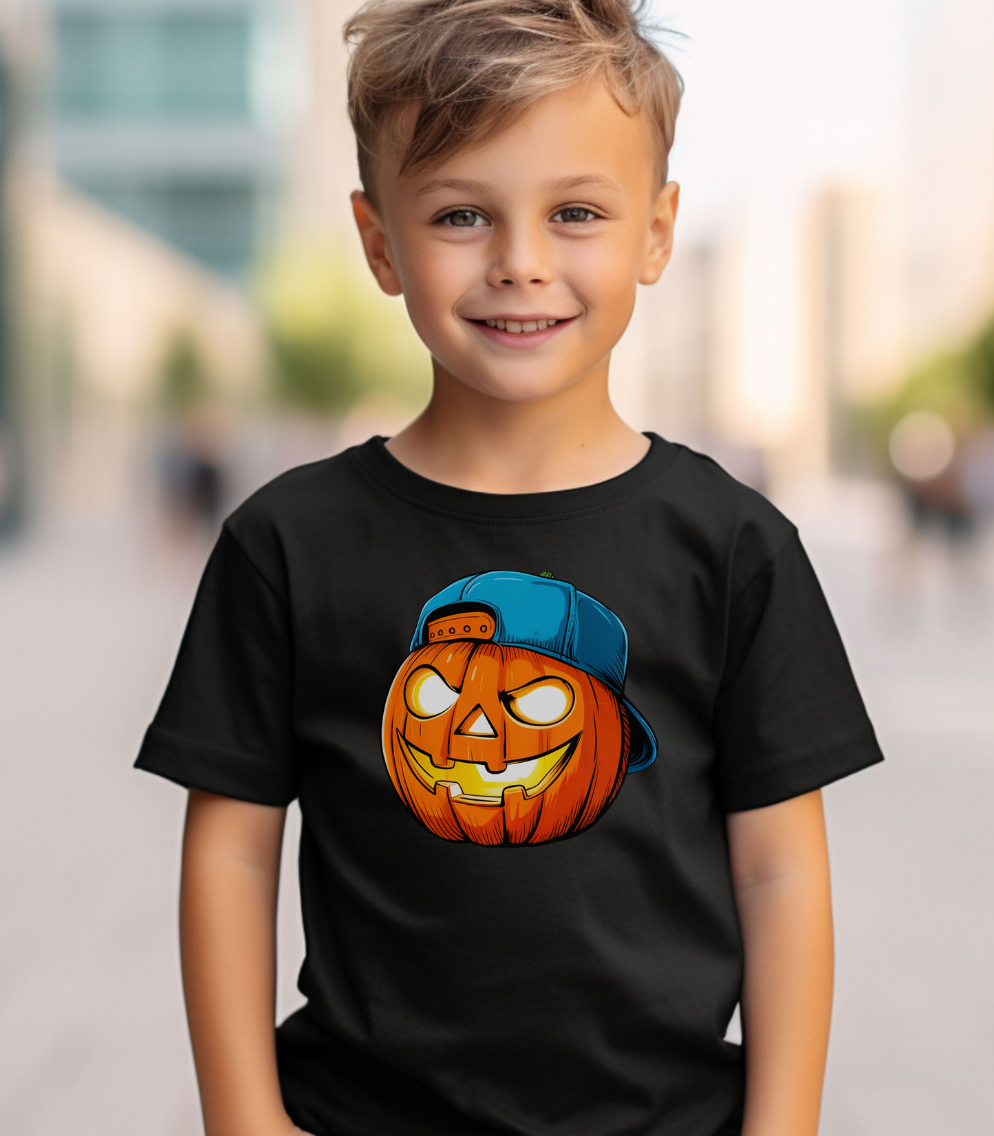 Halloween Pumpkin Kids Tee