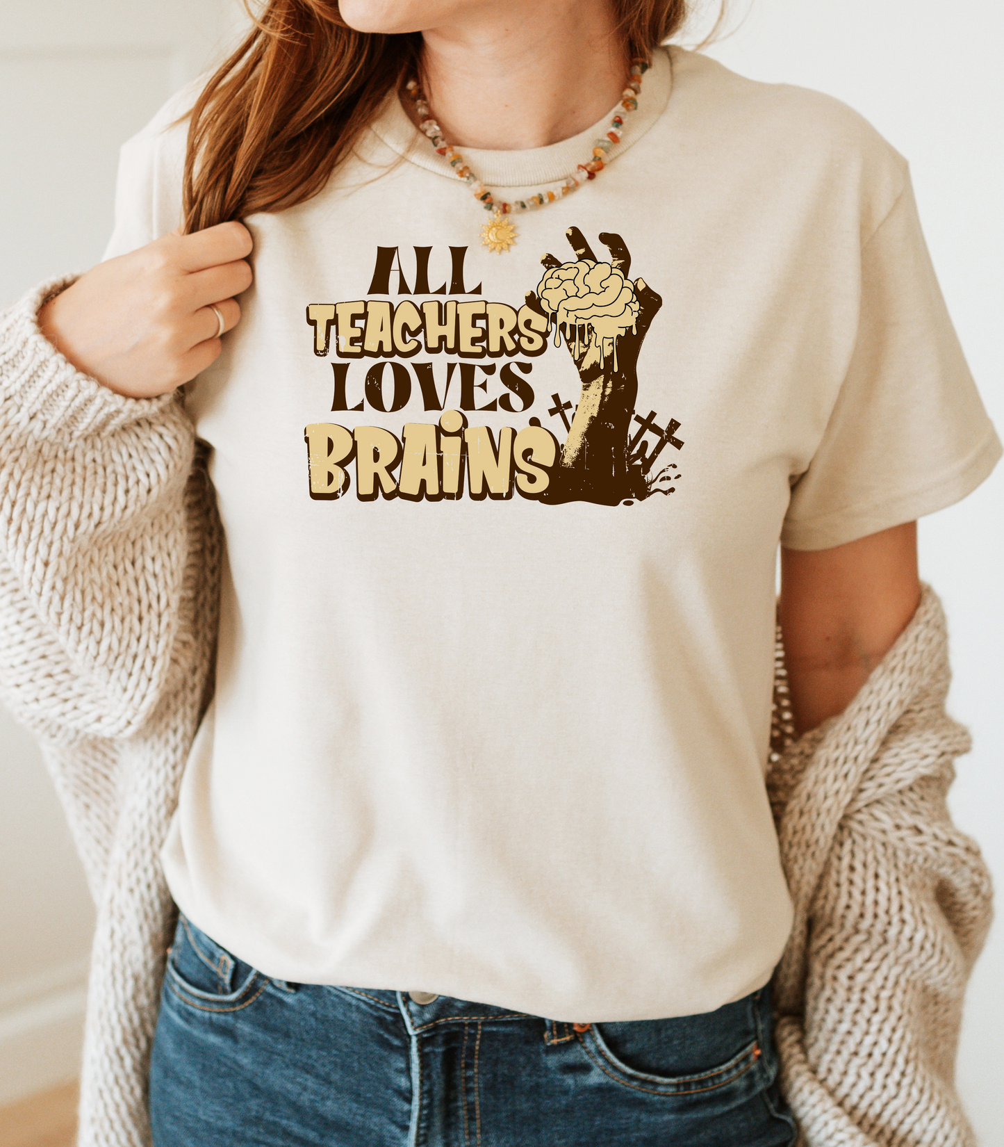 Zombie Teacher Humor T-Shirt