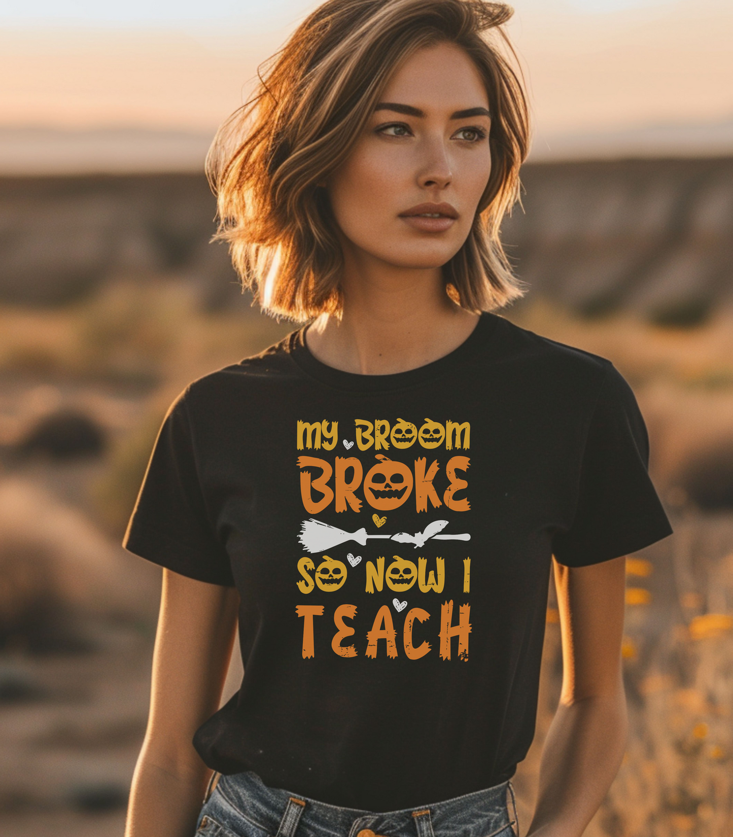 My Broom Broke, So Now I Teach T-Shirt