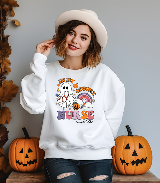 Spooky Nurse Era Crewneck Sweatshirt