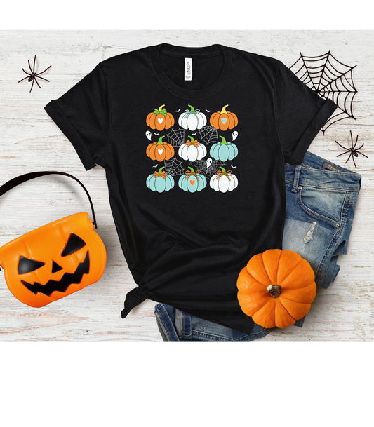 Halloween Pumpkin Graphic T-Shirt