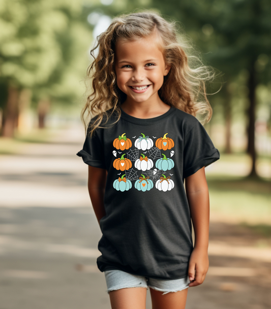 Halloween Pumpkin Kids Tee