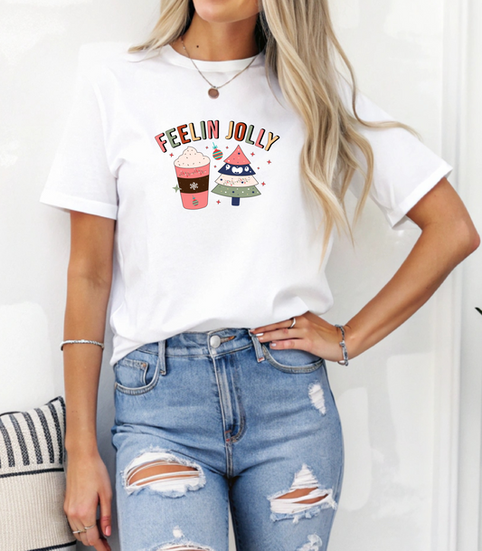 Feelin' Jolly Christmas Tee