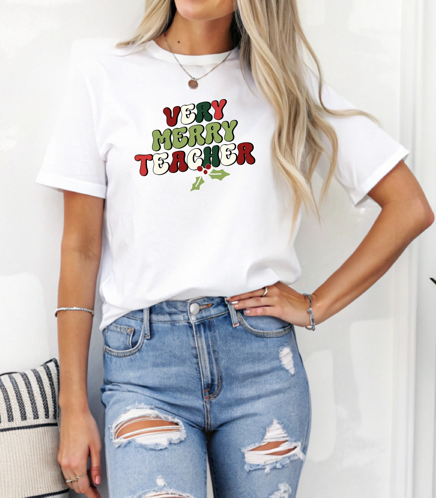 Very Merry Teacher T-Shirt