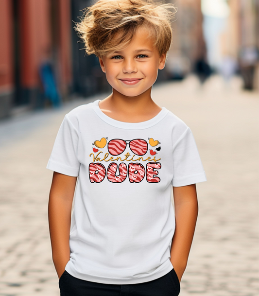 Valentine Dude Kids T-Shirt