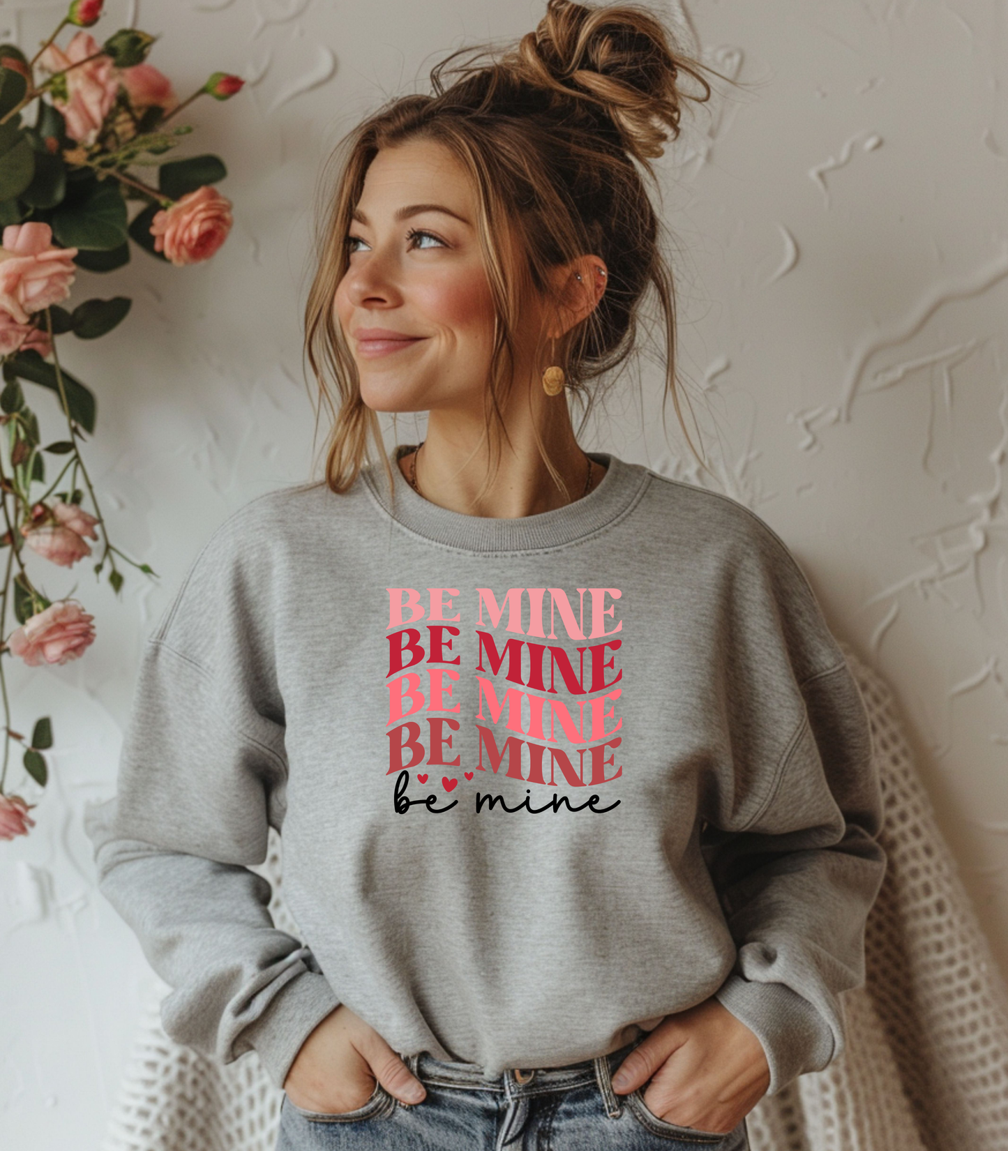 Valentine 'Be Mine' Crewneck Sweatshirt