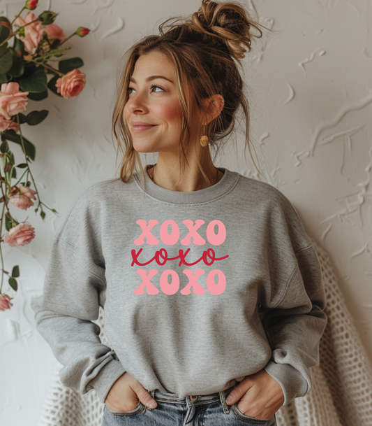 XOXO Pink Graphic Sweatshirt