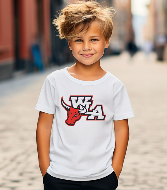 Kids Tee — WLA Red Bull Logo Youth Shirt