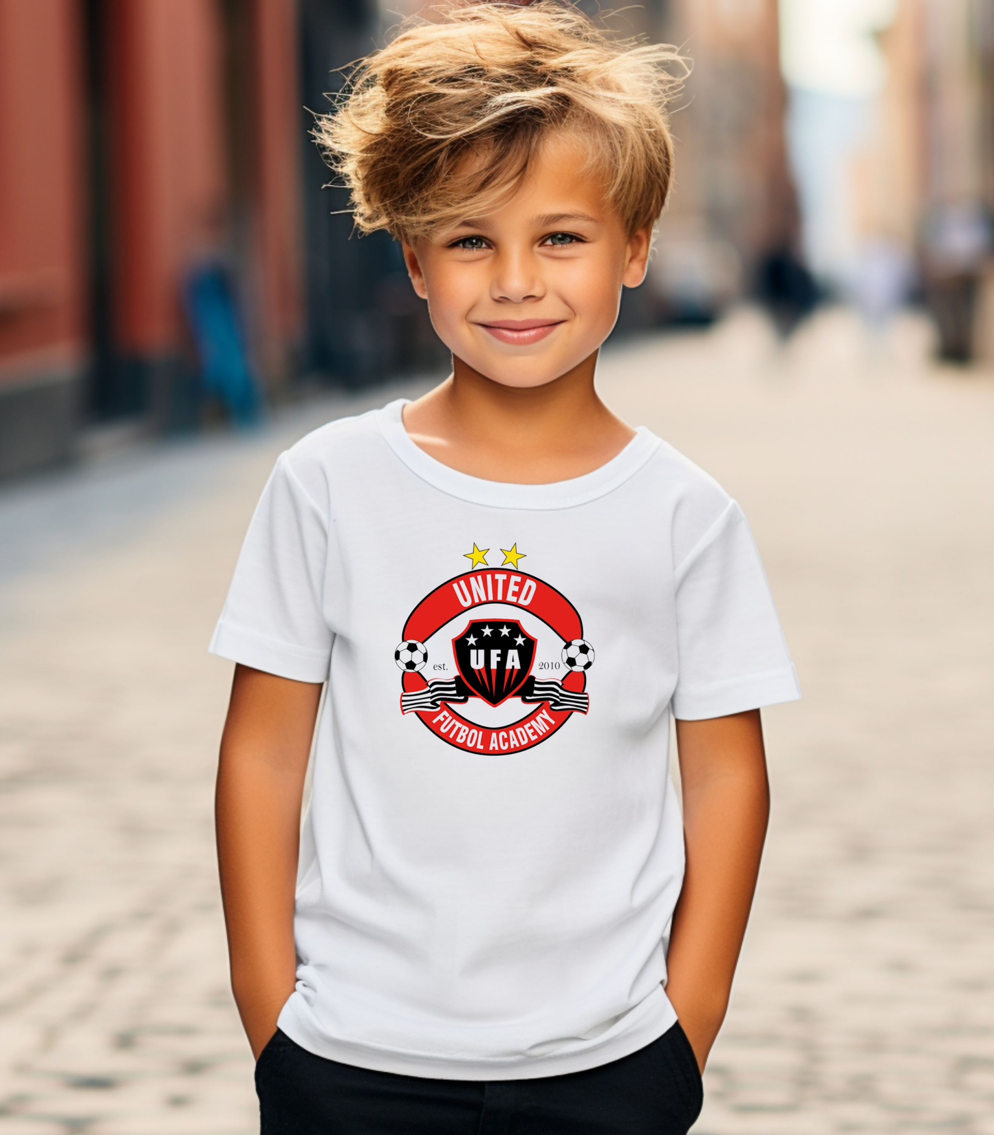 Kids United Futbol Academy T‑Shirt
