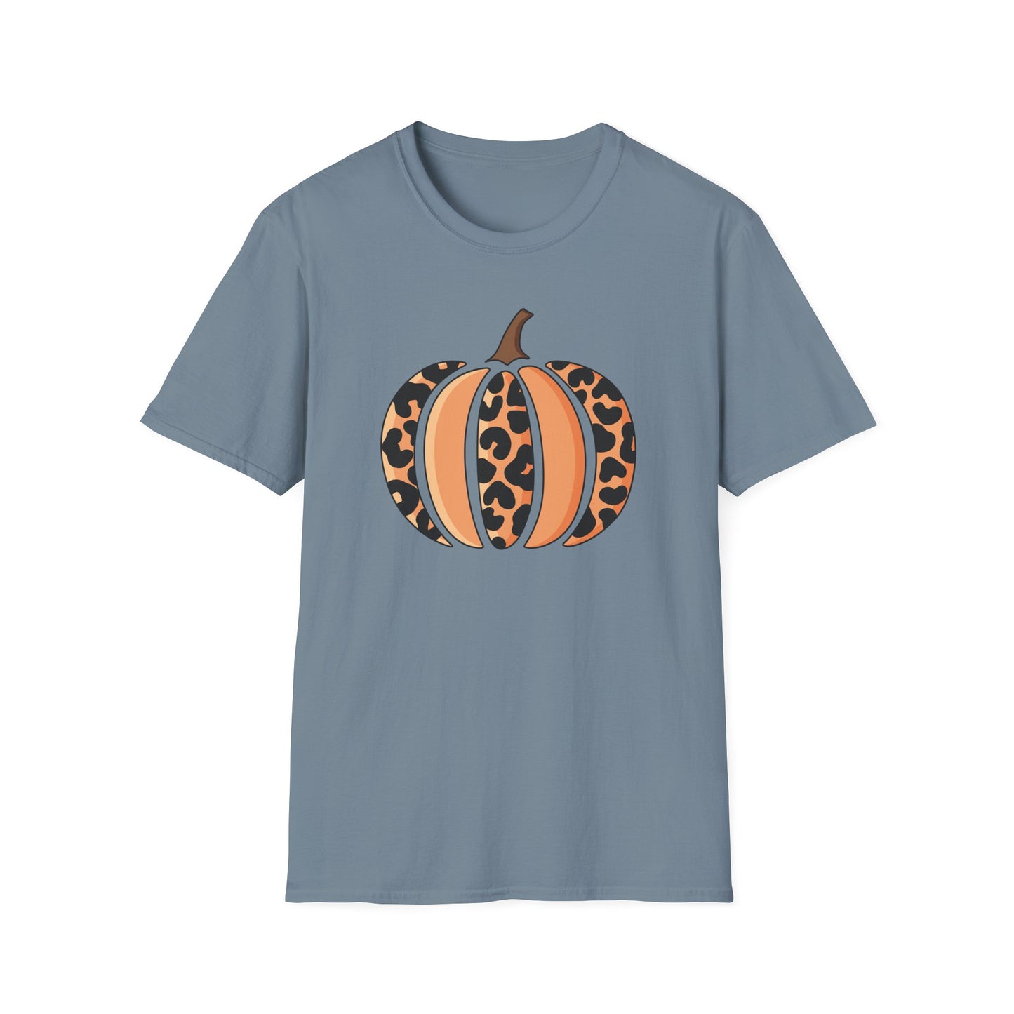 Leopard Print Pumpkin Unisex T-Shirt